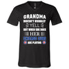 Grandma Doesn't Usually Yell Chicago Cubs T Shirts