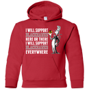 I Will Support Everywhere Chicago Blackhawks T Shirts