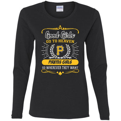 Good Girls Go To Heaven Pittsburgh Pirates Girls T Shirts