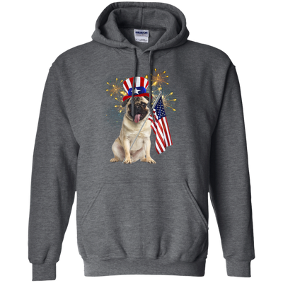 Independence Day Pug T Shirts