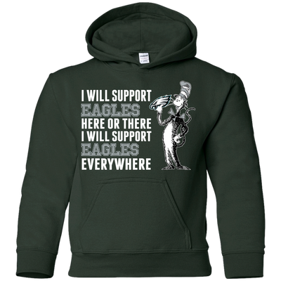 I Will Support Everywhere Philadelphia Eagles T Shirts