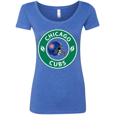 Starbucks Coffee Chicago Cubs T Shirts WNG