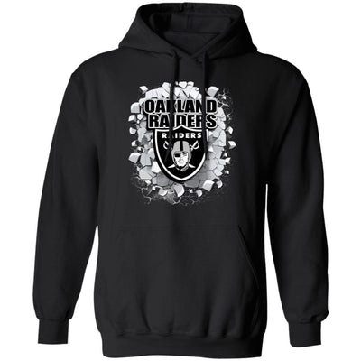 Colorful Earthquake Art Oakland Raiders T Shirt