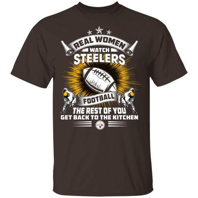 Funny Gift Real Women Watch Pittsburgh Steelers T Shirt