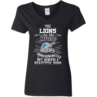 The Detroit Lions Are Like Music T Shirt