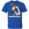 Beautiful Girl Unbreakable Go Los Angeles Rams T Shirt