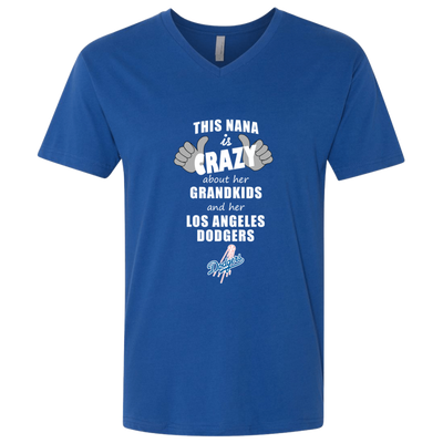 This Nana Is Crazy About Her Grandkids And Her Los Angeles Dodgers T Shirts
