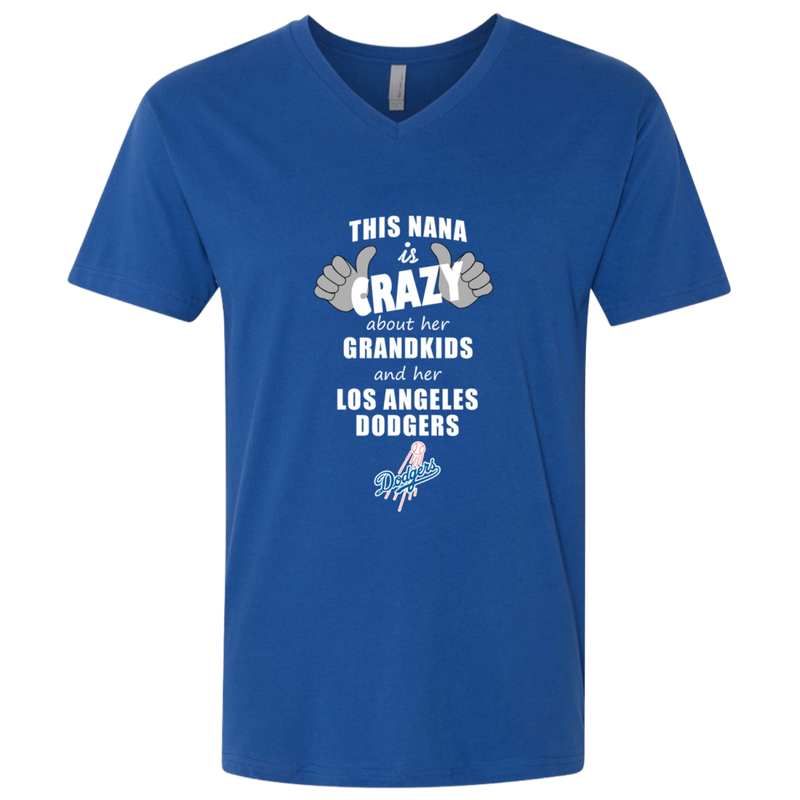 This Nana Is Crazy About Her Grandkids And Her Los Angeles Dodgers T Shirts