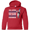 I Will Support Everywhere Colorado Avalanche T Shirts
