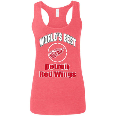Amazing World's Best Dad Detroit Red Wings T Shirts
