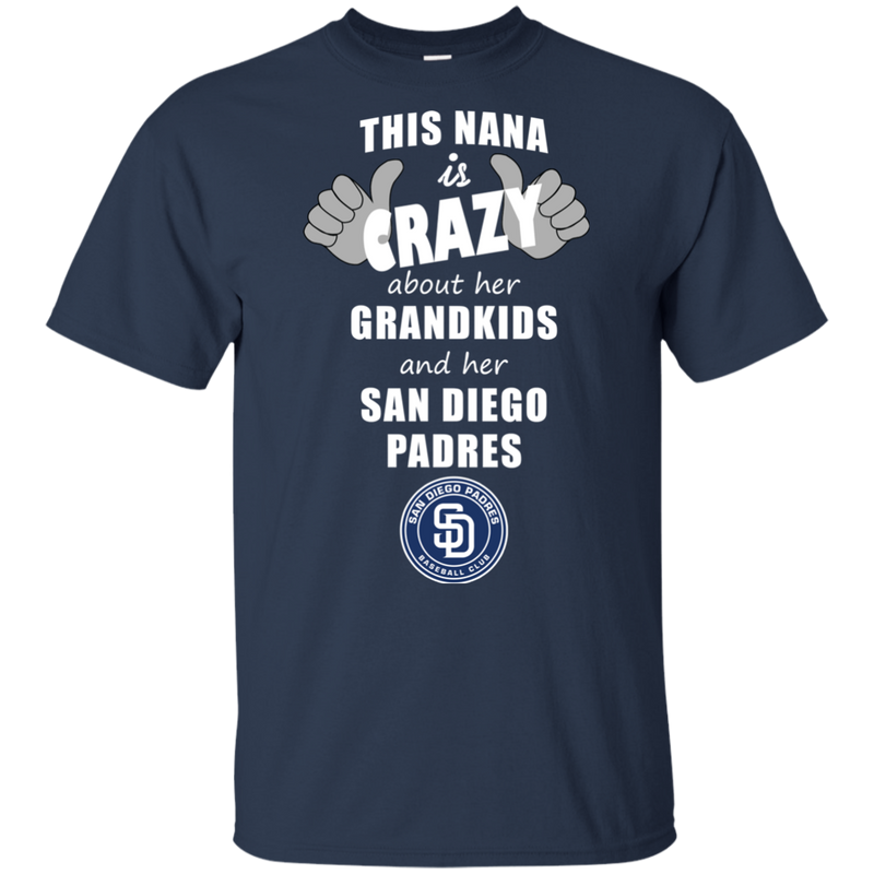 This Nana Is Crazy About Her Grandkids And Her San Diego Padres T Shirts