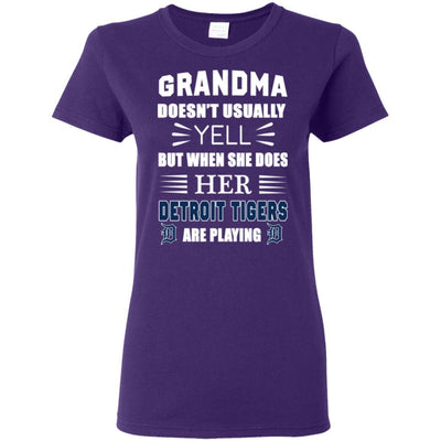 Grandma Doesn't Usually Yell Detroit Tigers T Shirts