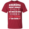 Grandma Doesn't Usually Yell Detroit Red Wings T Shirts