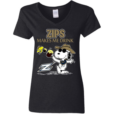 Akron Zips Make Me Drinks T Shirts