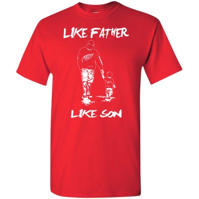 Happy Like Father Like Son Detroit Red Wings T Shirts