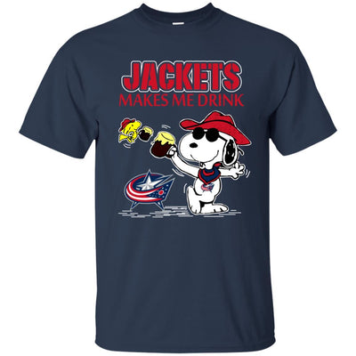 Columbus Blue Jackets  Make Me Drinks T Shirt