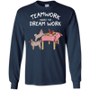 Pug Teamwork Makes The Dream Work T Shirts