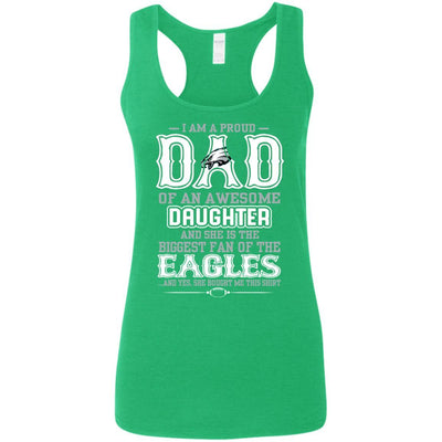 Proud Of Dad Of An Awesome Daughter Philadelphia Eagles T Shirts