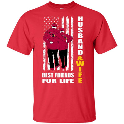 Husband And Wife Best Friends For Life Arizona Cardinals T Shirt - Best Funny Store
