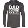 I Am A Dad And A Fan Nothing Scares Me New Orleans Saints T Shirt