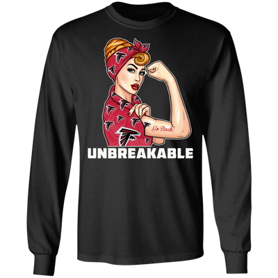 Beautiful Girl Unbreakable Go Atlanta Falcons T Shirt