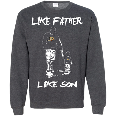 Happy Like Father Like Son Anaheim Ducks T Shirts