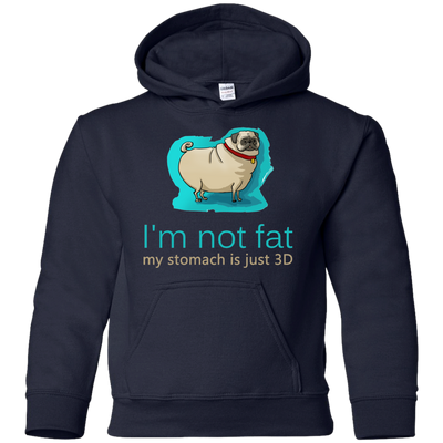 Pug - I'm Not Fat My Stomach Is Just 3D T Shirts