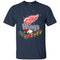Snoopy Christmas Detroit Red Wings T Shirts
