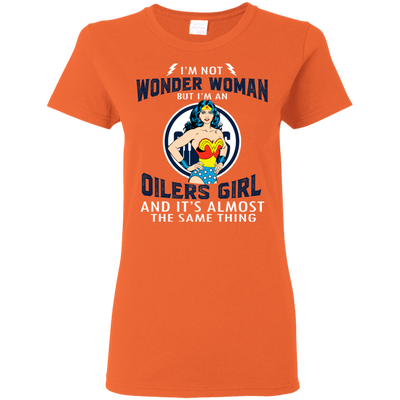 I'm Not Wonder Woman Edmonton Oilers T Shirts