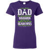 Proud Of Dad Of An Awesome Daughter Seattle Seahawks T Shirts