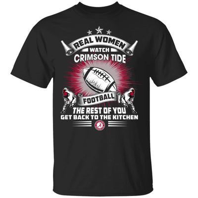 Funny Gift Real Women Watch Alabama Crimson Tide T Shirt