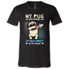 My Pug Into Fitness Donut Pug T Shirts