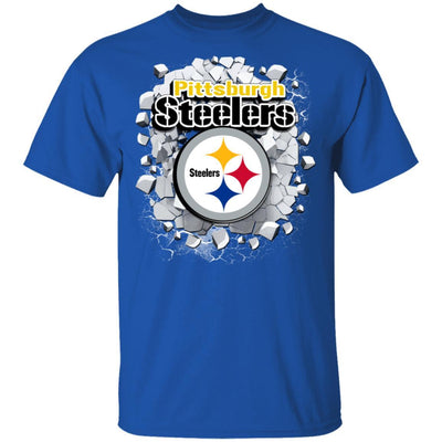 Colorful Earthquake Art Pittsburgh Steelers T Shirt