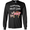 Pug Teamwork Makes The Dream Work T Shirts