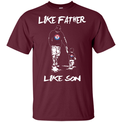 Happy Like Father Like Son Texas Rangers T Shirts