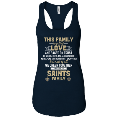 We Are A New Orleans Saints Family T Shirt