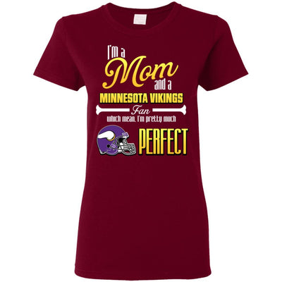 Cool Pretty Perfect Mom Fan Minnesota Vikings T Shirt