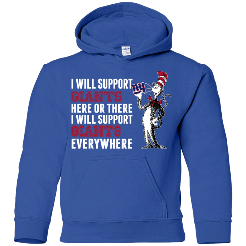 I Will Support Everywhere New York Giants T Shirts