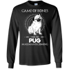 Game Of Bones House Pug Mailman Is Coming T Shirts