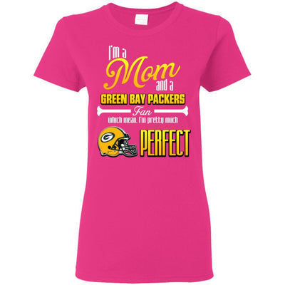 Cool Pretty Perfect Mom Fan Green Bay Packers T Shirt