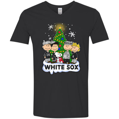 Snoopy The Peanuts Chicago White Sox Christmas T Shirts