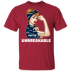 Beautiful Girl Unbreakable Go Seattle Seahawks T Shirt