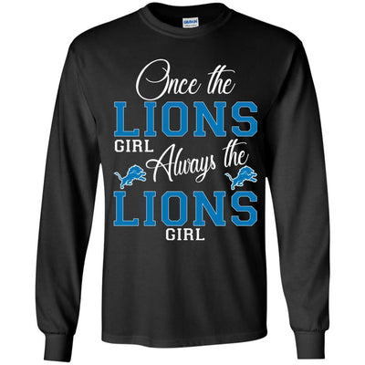 Always The Detroit Lions Girl T Shirts