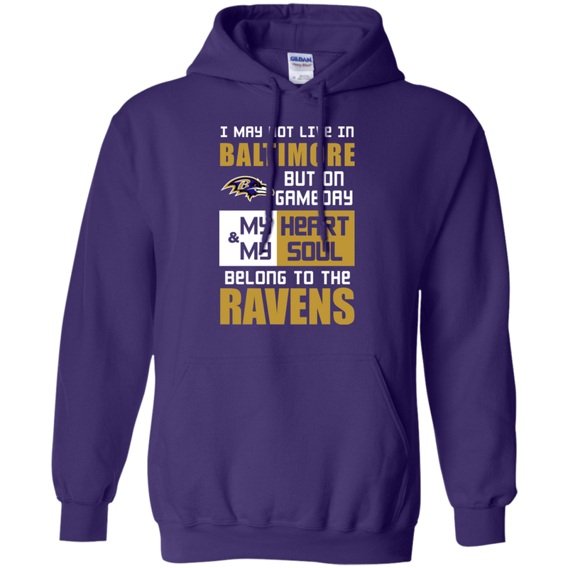 My Heart And My Soul Belong To The Baltimore Ravens T Shirts