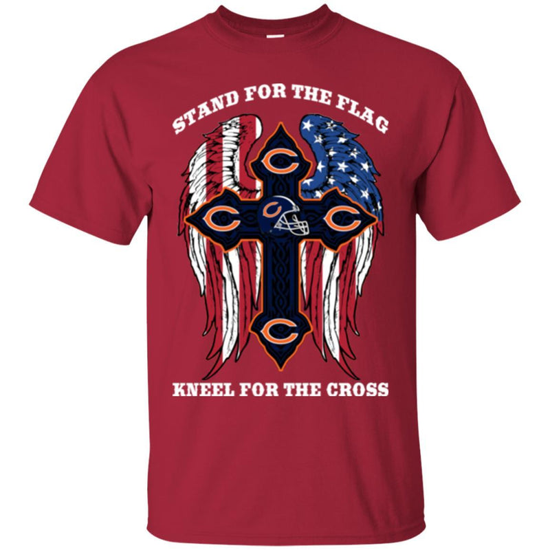 Stand For The Flag Kneel For The Cross Chicago Bears T Shirts