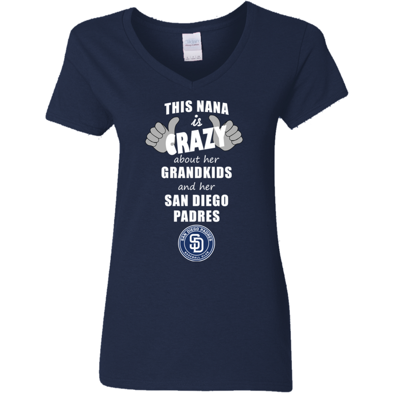 This Nana Is Crazy About Her Grandkids And Her San Diego Padres T Shirts