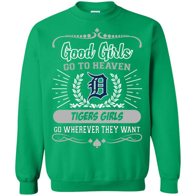 Good Girls Go To Heaven Detroit Tigers Girls T Shirts