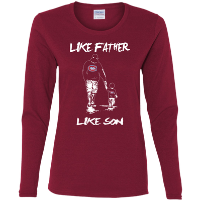 Happy Like Father Like Son Montreal Canadiens T Shirts