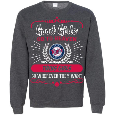 Good Girls Go To Heaven Minnesota Twins Girls T Shirts