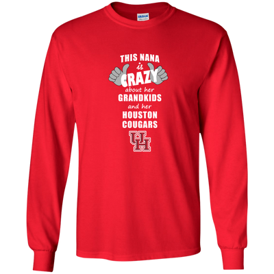 This Nana Is Crazy About Her Grandkids And Her Houston Cougars T Shirts